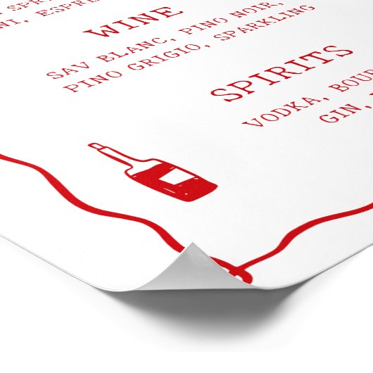 Poster C'est Amore Fête des mariées Cin Cin Bar (Coin)