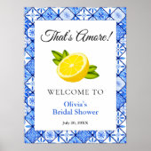 Poster C'est Amore | Fête des mariées méditerranéenne Bie (Devant)