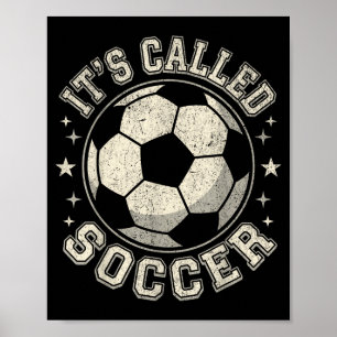 Poster Cest Appelé Football Pas Soccer Drôle De Détresse