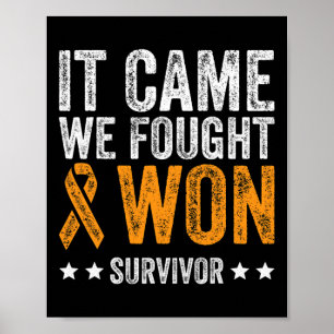 Poster C'est arrivé nous avons combattu et gagné la sensi