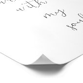 Poster C'est bien avec ma calligraphie de l'âme (Coin)