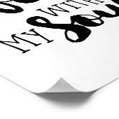 Poster C'est bien avec mon âme (Coin)