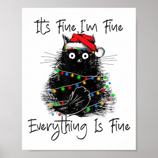 Poster C'est Bien Je Suis Bien Tout Va Bien Noël Bla (Devant)