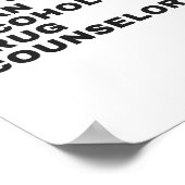 POSTER C'EST BIEN, JE SUIS UN CONSEILLER EN ALCOOL ET DRO (Coin)