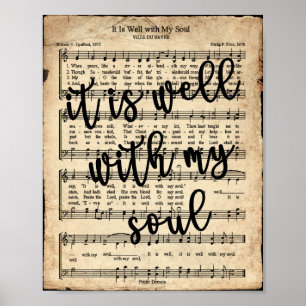 Poster C'est bien Vintage Hymne
