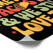 Poster C'Est Bon De S'Éloigner Taco Drôle Santé Mentale M (Coin)