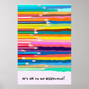 Poster C'est bon d'être différent !