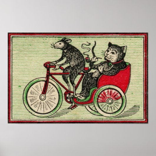 Poster C'est bon d'être le chat (Devant)