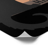 Poster C'EST BON D'ÊTRE REGARDÉ drôle HALLOween chat (Coin)