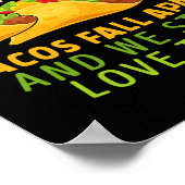 Poster C'est bon si vous tombez dehors Parfois Tacos tomb (Coin)