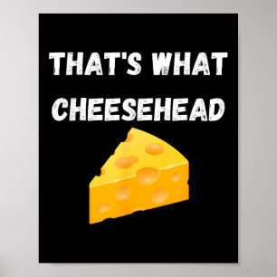 Poster C'Est Ce Cheesehead - Funny Green Bay Football