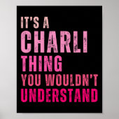 Poster C'est Charli que tu ne comprendrais pas Charli (Devant)
