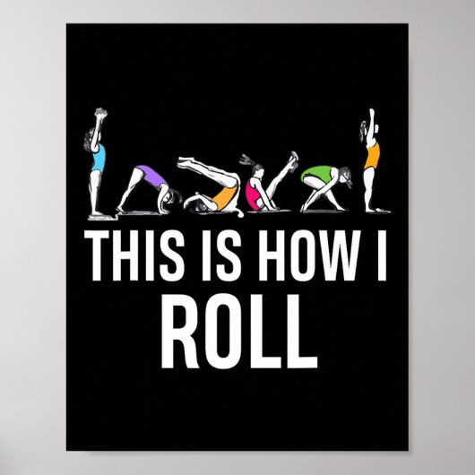 Poster C'est comme ça que je roule Funny Cheerleading Gym (Devant)