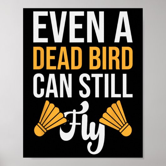 Poster C'est dans mon Dna Dminton Shuttle Racket Dminton  (Devant)