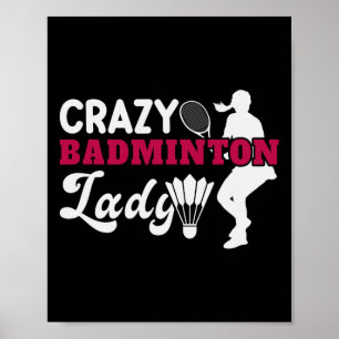 Poster C'est dans mon Dna Dminton Shuttle Racket Dminton