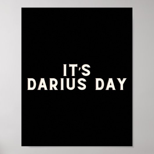 Poster C'est Darius Day Funny Meme 1 (Devant)