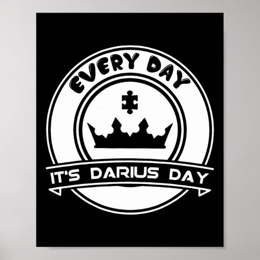 Poster C'est Darius Day Funny Meme - Celebrate Love (Devant)