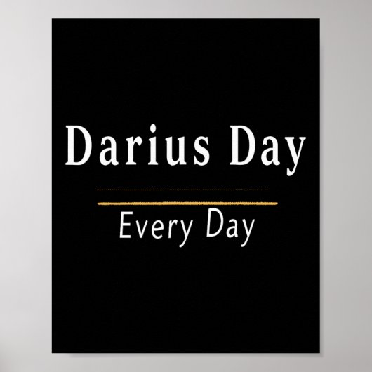 Poster C'est Darius Day Funny Meme - Celebrate Love1 (Devant)