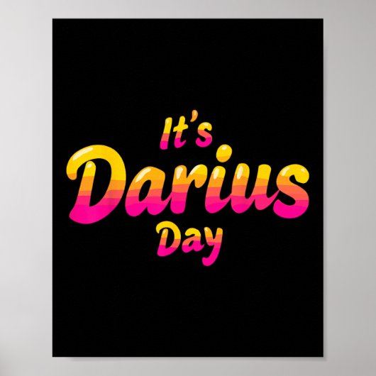 Poster C'est Darius Day Funny Meme - Celebrate Love3 (Devant)