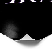Poster C'est de la merde - drôle de feuille de boo (Coin)