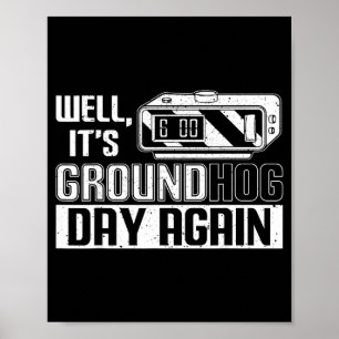 Poster C'est de nouveau le jour de la marmotte, drôle de