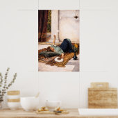 Poster C'est doux de ne rien faire de Waterhouse (Cuisine)