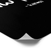 Poster C'Est Drôle Que J'Ai Vu Ce Karma. Joke Sarcastique (Coin)