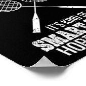 Poster C'est drôle si vous n'aimez pas Dminton (Coin)