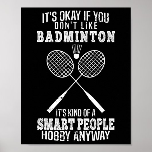 Poster C'est drôle si vous n'aimez pas Dminton (Devant)