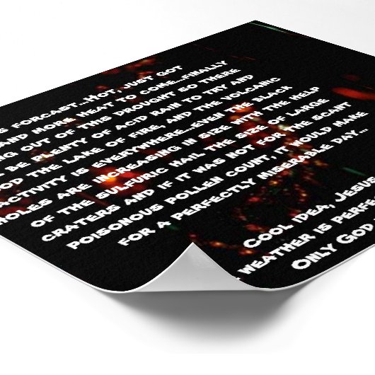 Poster C'est énervé...Chaud, il fait chaud... (Coin)