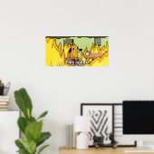 Poster C'est fini (Bureau à domicile)