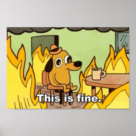 Poster C'est fini (Devant)