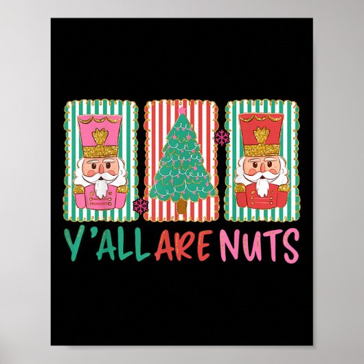 Poster C'est fou Casse-Noisette Joyeux Noël Drôle de Noël (Devant)