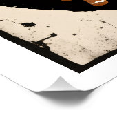 Poster C'est Halloween Scary Witch Retro Éffrayant Party (Coin)