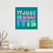 Poster C'Est Juste Ce Qu'Il Est | Citation drôle (Cuisine)