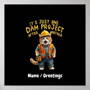 Poster C'est juste un projet de barrage après l'autre, dr
