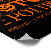 Poster C'est juste une bande de Hotus Potus Langue de la  (Coin)