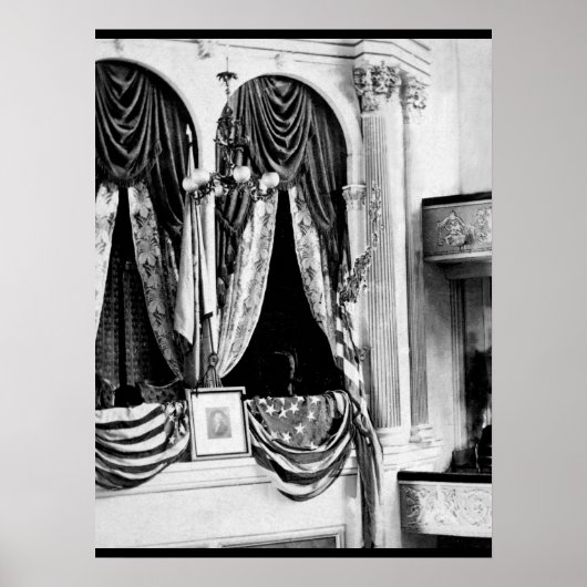 Poster C'est la boîte privée dans Ford's Theatre, Washing (Devant)