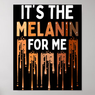 Poster C'est La Mélanine Pour Moi Mois D'Histoire Mélanis