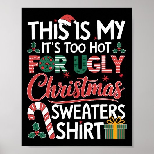 Poster C'est la mienne, il fait trop chaud pour les pulls (Devant)