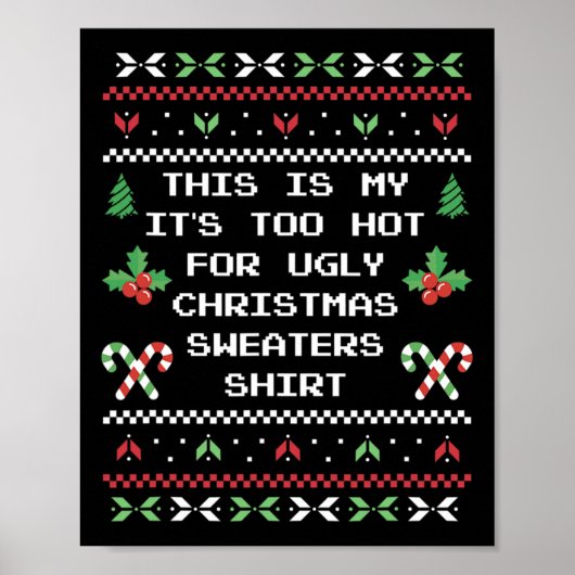 Poster C'est la mienne, il fait trop chaud pour les pulls (Devant)