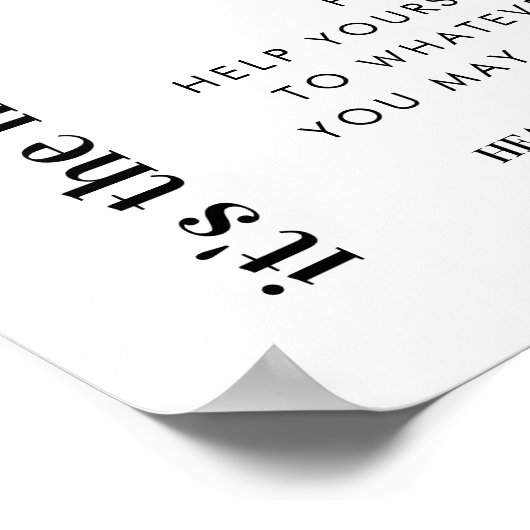 Poster C'est La Petite Chose Panier Mariage (Coin)