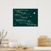 Poster C'est là que j'attendrai l'affiche (Cuisine)