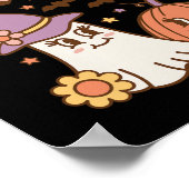 Poster C'Est La Saison Citrouille Épice Automne Halloween (Coin)