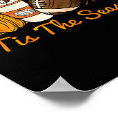 Poster C'Est La Saison Citrouille Leaf Latte Fall Thanksg (Coin)