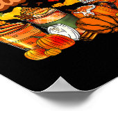 Poster C'Est La Saison Citrouille Leaf Latte Fall Volleyb (Coin)