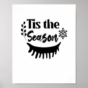 Poster C'est la saison classique esthétique décontracté