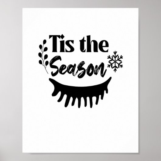 Poster C'est la saison classique esthétique décontracté (Devant)