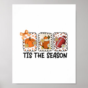 Poster C'est la saison d'automne de Thanksgiving au Pumpk