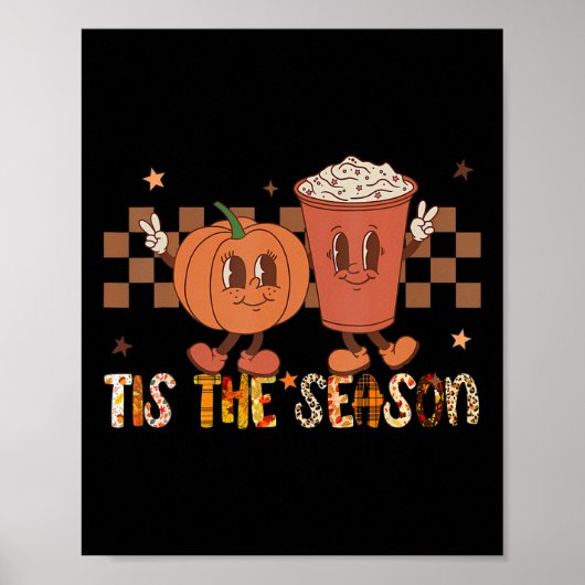 Poster C'est la saison de la citrouille épicée Drôle d'au (Devant)